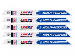 LENOX MultiWolf Wave Edge Reciprocating Saw Blade 203 x 19 x 1.3mm 10 TPI (Pack 5) £21.95